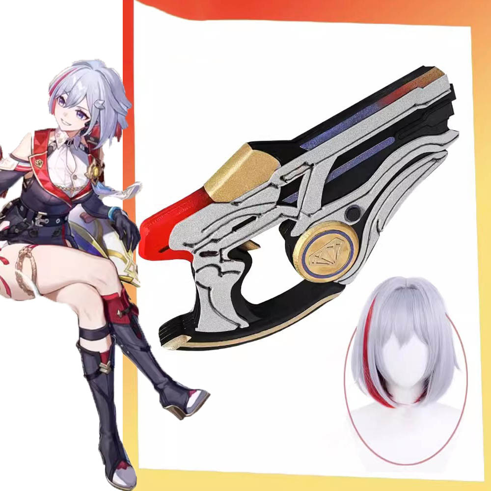 لعبة أنيمي هونكاي ستار السكك ا - مراجعة Heat Gun Cosplay وسعره