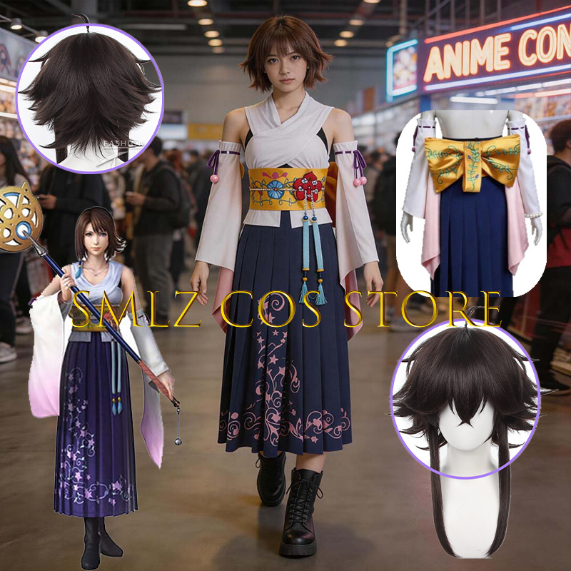 زي تنكري نسائي Smlz FFX يونا م - مراجعة Cosplay Props وسعره