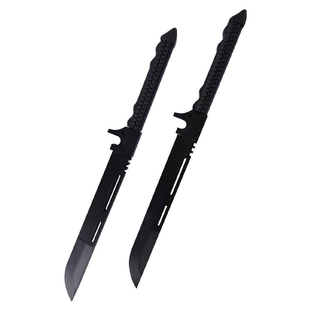 سكين بلاستيكي أسود من أنمي سوش - مراجعة Cosplay Prop Knife وسعره