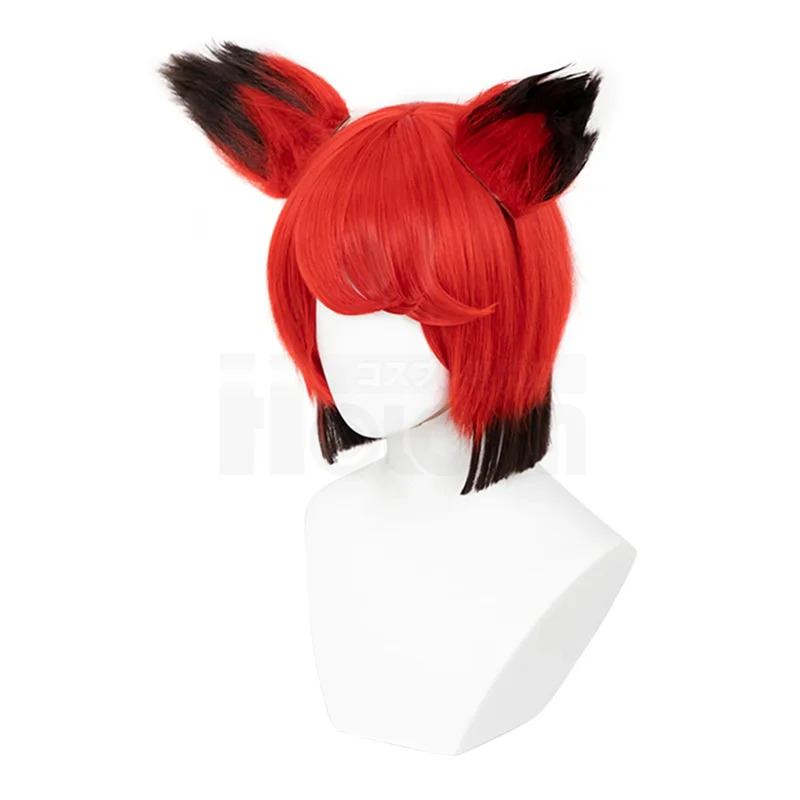 هاز فندق أنيمي Alastor شعر مست - مراجعة Wig Fiber Net وسعره