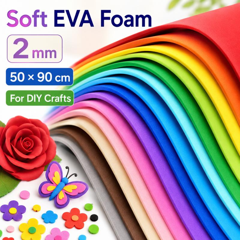 ألواح فوم EVA ملونة بسمك 2 مم، - مراجعة Cosplay Props Eva Foam وسعره